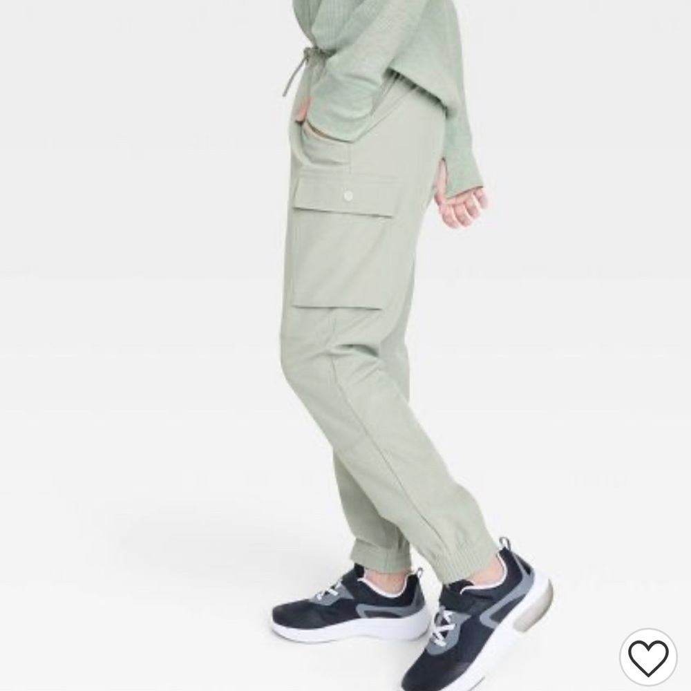 All In Motion - Boys' Lined Cargo Pants - Light Pale Green - XXL (18) - Picture 3 of 13